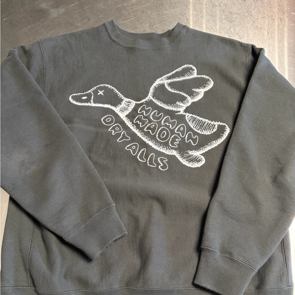 Kaws Human Made Black Sweater